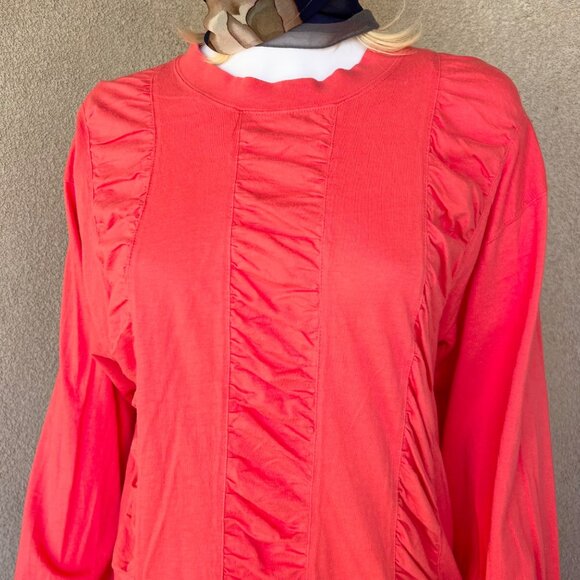 Vintage 80s Gene Ewing Bis Bis Wrinkled Rich Denim Skirt Set - Picture 3 of 5